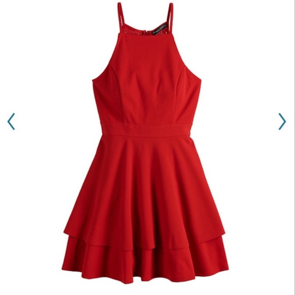 Three hearts formal lace mini dress